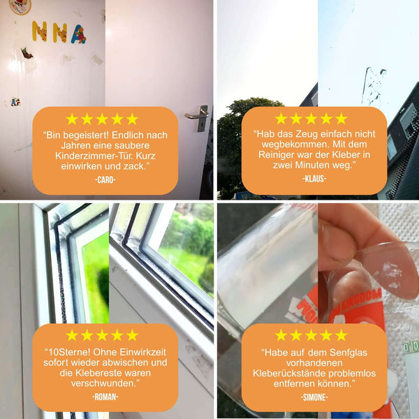 Kundenmeinungen zu Etikettenlöser Etikettenentferner Spray 200ml mit Orangenöl, Klebereste einfach entfernen.