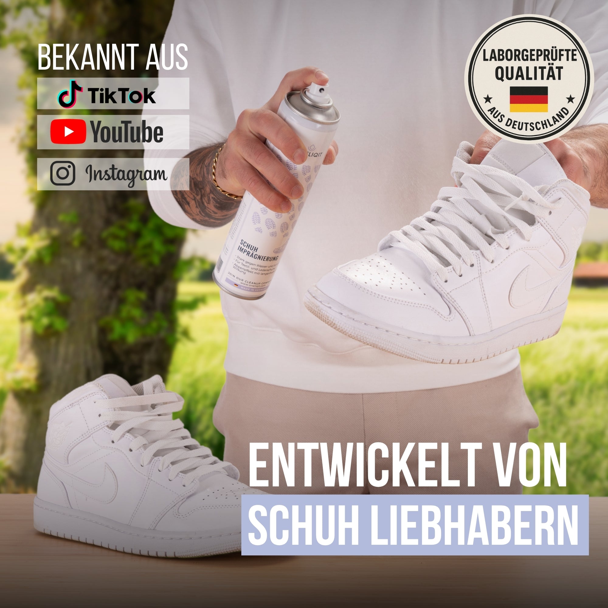 Schuh Imprägnierspray 400ml für einen langanhaltenden Schutz gegen Wasser & Schmutz