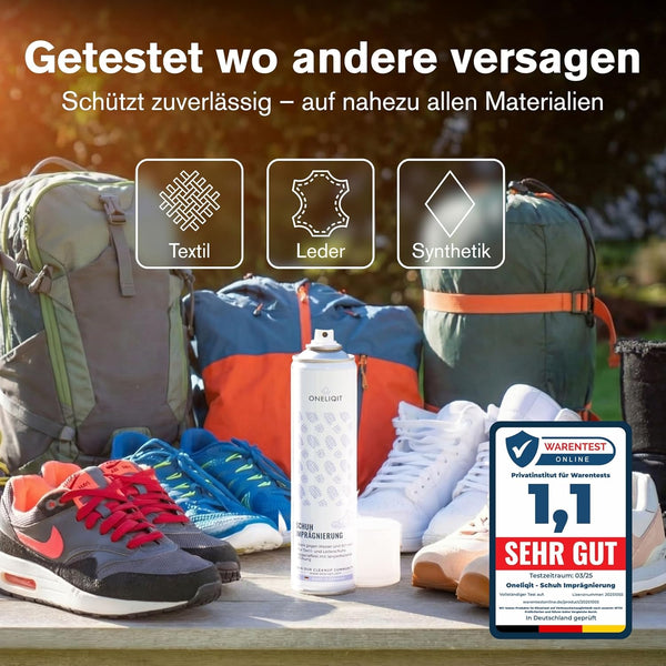 Schuh Imprägnierspray Vorteilspack 2x400ml für einen langanhaltenden Schutz